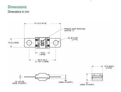 Compatible with Littelfuse MIDI Bolt-Down Fuse 150A, 498 Series, 32VDC, Time Delay, 0498150.M - Pack of 5