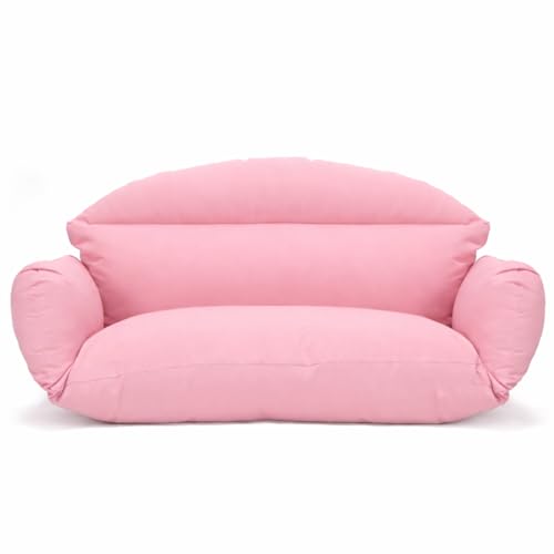 Image of Patio Double Chair Cushion Replacement 55x35in Thickened Memory Foam Large Double Egg Swing Chair Cushions Outdoor Hnaging Basket Egg Chair Cushion 55x35in (Cushion Only) R-24