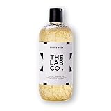 The Lab Co. Sports Laundry Wash. 500ml for up to 32 washes. Cuban Grapefruit and Ylang Ylang. For active-wear and swimwear. Non-Bio detergent suitable for hand-washing and machine washing.