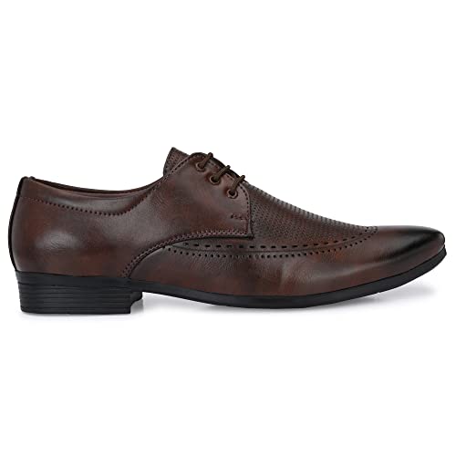 Image of Formal Stylish Lace-up Derby Shoe for Men