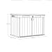 Keter Grande Store Gerätehaus, 2020 Liters, Grau/Braun, 190,5 x 109,3 x 132,5 cm