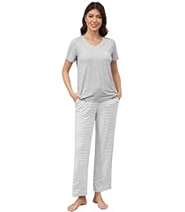 Cool Heather Grey+charcoal Stripe