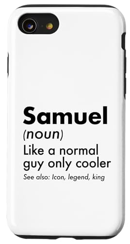 Samuel Like A Normal Guy Only Cooler Legend King �t�@�[�X�g�l�[�� �X�}�z�P�[�X iPhone SE (2020) / 7 / 8 �p