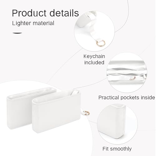 Image of Fits for Constance Bag Insert Organizer For Hermes(Elan26,Blanc)