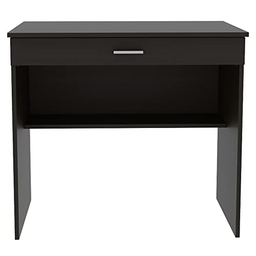 Oficina, Home Diecsa Excelsior Escritorio 80c armable, Color Chocolate, Dimensiones 80 Largo X 49.8 Ancho X 73 Alto cm, Estilo contemporáneo, con un cajón deslizable