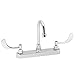 Commander Centerset Faucet with Double Wrist Blade Handles Size: 3 3/4"