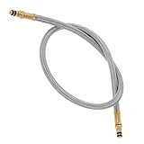 Yardenfun Flexibler Edelstahl Propangasschlauch 35cm mit Sicherem Gasherdanschluss für Wohnmobile Campingkocher und Gasgrills