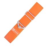 スーツケースベルト キャリーケース 目印 スーツケースバンド 荷物の飛び出しを防ぐ 金属留め具 高弾性ベルト 荷物ストラップ バッグとめるベルト New Trip 旅行便利グッズ トラベルグッズ Lサイズ 最大最大205cmまで調節可