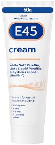 E45 Cream 50 g – Moisturiser for Dry Skin and Sensitive Skin - Em...