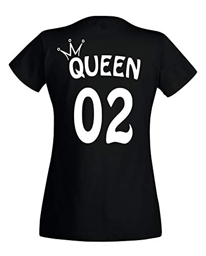 Enfant + Homme + Femme T-Shirt Bébé Baby Body Set Modèle King 01 & Queen 02 – Prince 01 & Princess 02, pour Toute la… - Les Beatles, Paul McCartney, John Lennon, RIngo Starr, George Harrison Enfant + Homme + Femme T-Shirt Bébé Baby Body Set Modèle King 01 & Queen 02 - Prince 01 & Princess 02, pour Toute la…