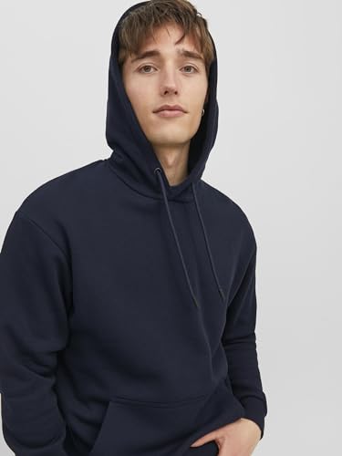 Jack & Jones Jjebradley Sudadera Con Capucha Noos Sudadera con capucha, Hombre, Marino, M - imagen 7