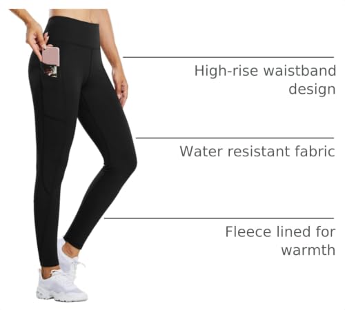 Image of baleaf Women's Fleece Lined Leggings Thermal Warm Winter Tights