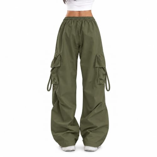 Women's Cargo Pants Fall Outdoor Light Water Resistant Wide Leg Work Pants - image 4