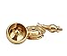 Bhimonee Decor Pure Brass Udupi Nanda Bowl Long Table Diya, 4.25 inches Big, Brass, Pack of 2 pcs