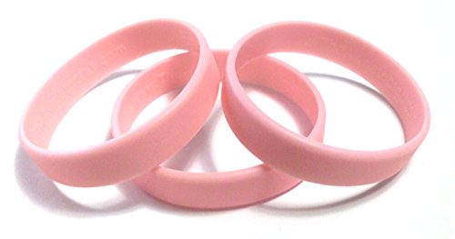 Image of TheAwristocrat 1 Dozen (12) Multi-Pack Blank Rubber Wristbands Silicone Bracelets - Select from a Variety of Colors