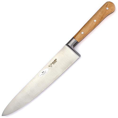 Laguiole en Aubrac french chef knife - 20 cm blade - boxwood handle - forged quality from France