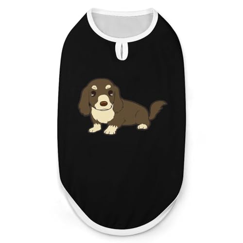 ペット服 ミニチュアダックスフンド 犬服 ペットウェア Tシャツ パーカー 袖なし 犬の服 タンクトップ タンクトップ クールベスト 通気性 ファッション S-2XL