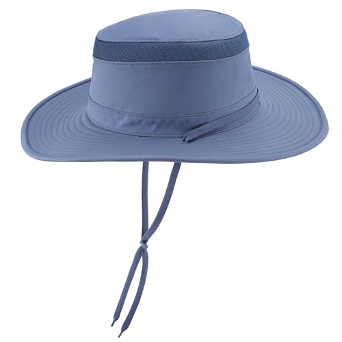 Image of Home Prefer Classic UPF 50+ Men's Sun Hat Wide Brim Bucket Hat UV Protection Fishing Hat for Men Beach Safari Gardening Golf