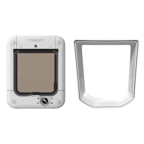 Cat Mate Microchip Activated Cat Flap Bundle, Includes Pet Door