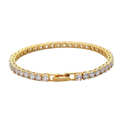 Bracelet tennis classique pour femme, le cadeau de mariage précieux et scintillant