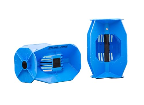 Image of Aquastrength Hydro-Tone Total Body Pool Exercise System, Isokinetic Functional Water Weights, Bells 12 inch x 7.5 inch, Fins 6.5 inch x 2.5 inch, Quick Start Guide Included