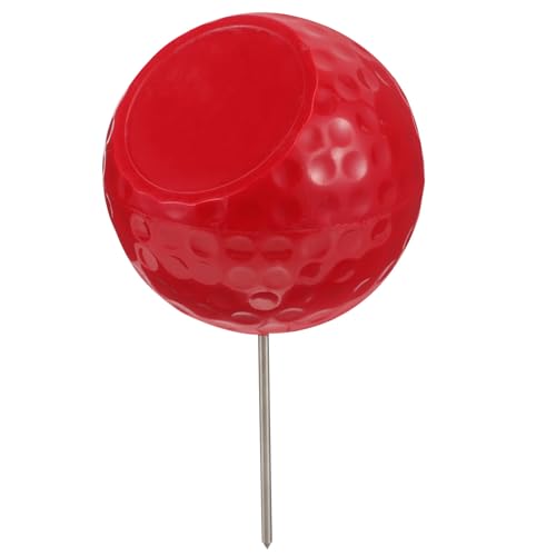 BESTOMZ Golf Abschlagmarker Teemarker aus Robustem Material Farbiger Golfplatz Markierer Praktisches Golfzubehör für Abschlagmarkierung und Ausrichtung Langlebig und Formstabil