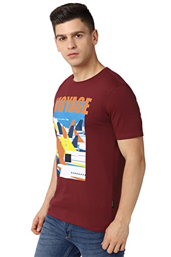 Image of Van Heusen Men's Cotton Slim Fit T-Shirt