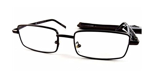 Glasses, Foster Grant LO0316 Trace BRN +1.50 Men's Reading Glasses with Case, Sold as Each