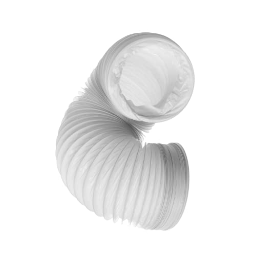 Ø 160mm Conducto de Aire Flexible para Campana Extractora, Aire Acondicionado, Extractor, Secadora - Manguera de Escape de 3m - Conductos de Ventilación - PVC