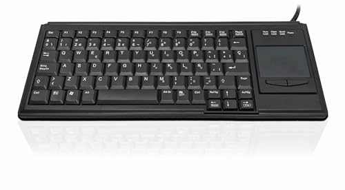 Image of Accuratus K82B 15KV - USB Mini Scissor Key Touchpad Keyboard with 15KV ESD Air Discharge (Spanish)