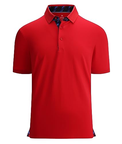 Alex Vando Mens Polo Shirts Short Sleeve Regular Fit Fashion Designed Shirt