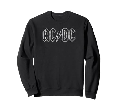 Official AC/DC Jagged Logo Vintage Band Sweatshirt