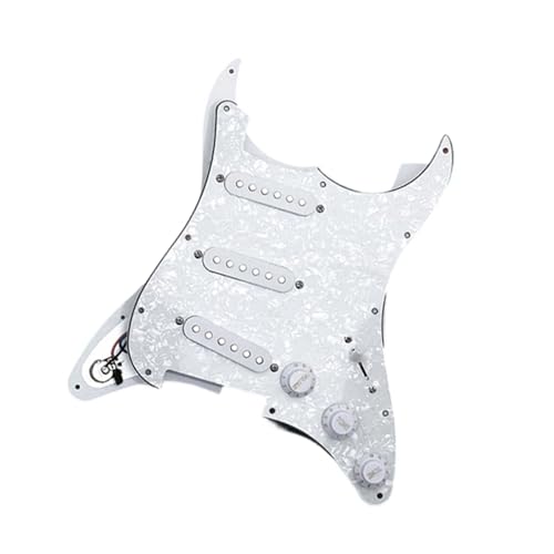 Pickguard guitare électrique SSS blanc pour modification de guitare en studio