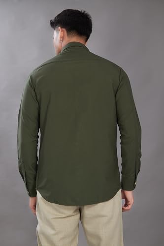 Image of DIVISIVE Men's Solid Slim Fit Shirt