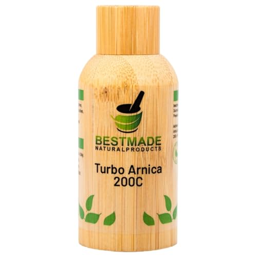 Bestmade Natural Products Turbo Arnica 200C - Homeopathic Arnica Pellets for Muscle Recovery, Soreness Relief, and Holistic Wellness Support