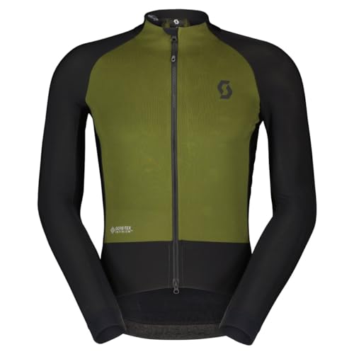Scott RC Pro Warm Hybrid GTX Winter Fahrrad Jacke fir grün/schwarz 2024: Größe: XXL (58)