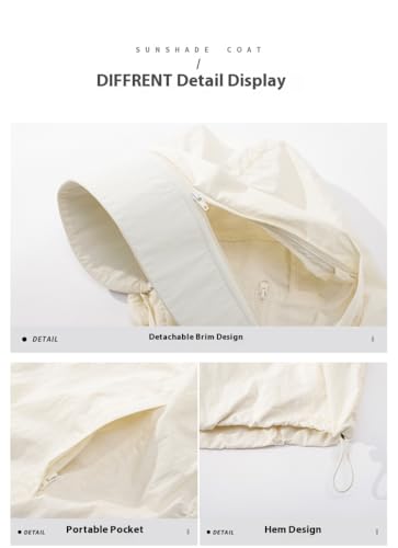 Chaqueta ligera resistente al agua con capucha desmontable miniatura 2