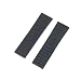 Produktbild ROUHO 22Mm Wasserdichtes Silikonarmband Schwarz Gelb Blau Rot Für Den Breitling Avengers Challenger-Schwarz