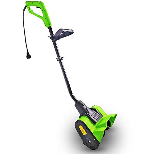 Project One Electric Snow Thrower Wire Corded 9 Amp 120 Volt, Snow Shovel 13\" Width, 450 LBS/Minute