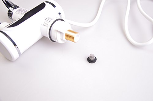 A.B Crew 110V 3sec Instant Tankless Electric Hot Water Heater Faucet Kitchen Fast Heating Tap Water Faucet with LED Digital Display(Big Lateral Inflow) - Thumbnail 5