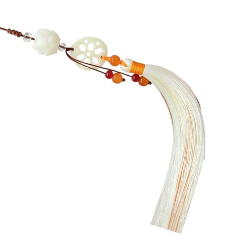 Chinese Clothes Pendant Retro Waist Pendant Imitation Lotuses Jades Accessory Handmade Women And Girls Chinese - Thumbnail 6