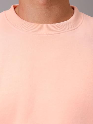 Image of The Indian Garage Co Men Oversized Solid Overhead Crewneck Sweatshirt
