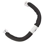 Handle Bumper Bar Curve Design Adjustable Stroller for Dolls for Toddlers(Black)