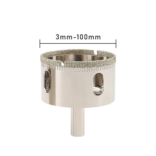 10 piezas Brocas de sierra para vidrio 6-50mm recubiertas de diamante miniatura 5