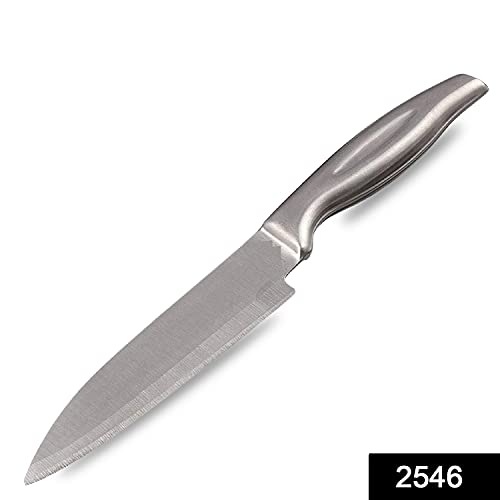 Image of DeoDap Professional Super Sharp Stainless Steel Kitchen Chef Knife 10 inch (Silver)