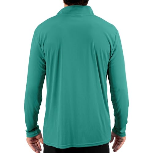 Reel Life Men’s Jax Beach Quarter-Zip UV Long Sleeve – Lightweight UPF 50+ Sun Shirts for Men, Quick-Dry Mens Long Sleeve Sun Protection Shirts Polyester Fishing & Outdoor Pullover Men (Medium)2