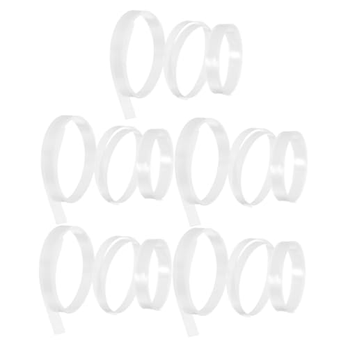 Housoutil 15pcs Glasses Leg Padding Heat Shrink Glasses Temple Grips Anti Slip Comfortable Eyeglass Arm Padding