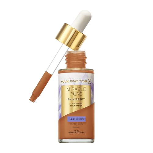 Max Factor Max Factor Miracle Pure Skin Reset Serum Foundation 85-90 Medium To Deep – Image 2