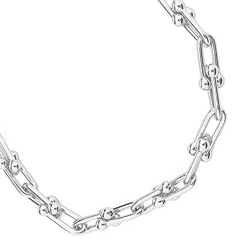 Hardware Link Bracelet - Gauge Link Bracelet 18K Gold Plated 7.5 inch U Style Gift Chain