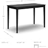 Signature Design by Ashley Kimonte Rectangular Dining Room Table, Black